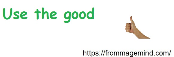 usethegood
